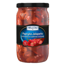 Papryka Jalapeno czerwona w zalewie octowej 680 g Helcom