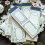 Vintage-style memo pad floral print 50 sheets 1