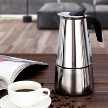 Electric Coffee Maker Stainless Steel Portable Mocha Pot