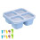 Snack Containers Reusable 4-Compartment 4 Pack 1