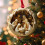 Nativity Scene Ornament Religious Christmas Tree Decor 3D 1