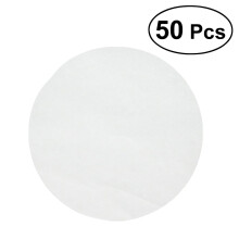Forros de papel pergamino redondos antiadherentes, 50 unidades