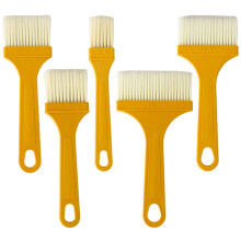 Set de pensule pentru patiserie, 5 pensule de copt din mătase mixtă