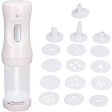 Electric Cookie Maker with 12 Discs and 4 Tips