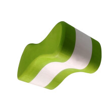 (Green White) Pull Buoy Leg Floats Kickboard Water Pool Adults Swimming Trainer Aid Green White