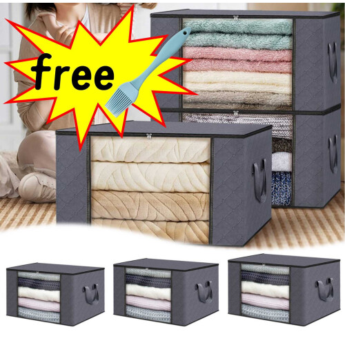 Opbergbakken voor in de kast, extra stevig, 3-pack
