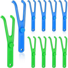 10 Pcs Reusable Flosser Holder, Dental Floss Holder, Floss Handle Durable Adults And Kids Dental Tools Ha