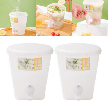Dispensador de bebidas con grifo e infusor de frutas (2 unidades)