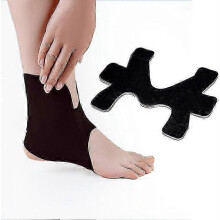 (black) 10pcs Precut Kinesiology Tape for Ankle Support - Waterproof, Elastic Physio Tape for Sports & Recovery