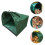Stevige tuinbladzak, groen PP, 63x56x53cm 1