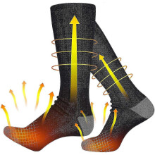 Electric Heated Socks for Men And Women, Powered By Rechargeable Battery with 4500mah, 3 Heating Levels, Cotton Thermal Socks for Outdoor Sports