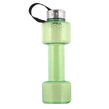 Dumbbell Water Bottle Sports Leakproof Exercise Water Filled Weights Blue
