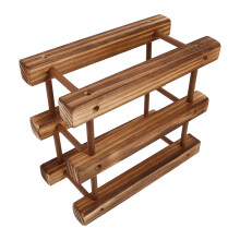 Porte-bouteilles en bois – Style européen doré