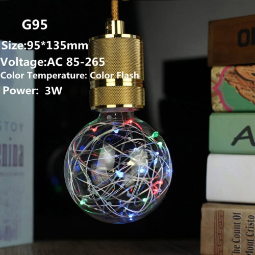 Ampoule LED globe Edison vintage E27 3W 300 lm 2