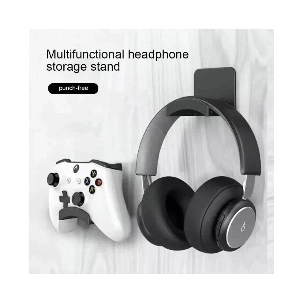 Universal Under-Desk Headphone Stand (Black) Black 742691566334
