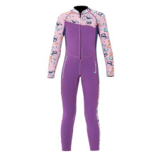 Girls Wetsuit Diving Suit 2.5mm Anti-Uv for Snorkeling Surfing Beach S