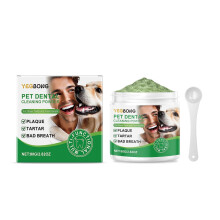 Pet Tooth Cleaning Powder for Dogs - Fresh Breath, Plaque & Tartar Removal, Natural Ingredients, Easy to Use, 110g