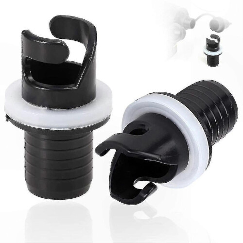Inflatable Boat Valve Adapter Connector, 2 Pack Kayak Pump Hose Fitting Conversion Kit for Air Deck Watercraft