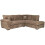 Furniture 786 Amalfi Jumbo Cord Right Hand Corner Sofa Coffee 2