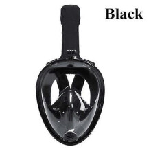 (S/M, black) Anti-Fog Swimming Full Face Mask Surface Diving Snorkel Scuba