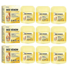 (9pcs, Aeehfeng) Bee-Venom Body Joint Care Cream Joint Pain Treat Soothing Massage Cream for External Use