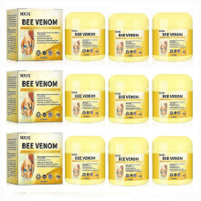 (9pcs, SOUG) Bee-Venom Body Joint Care Cream Joint Pain Treat Soothing Massage Cream for External Use