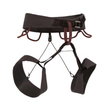 (Pirate Black, X Large) Blue Ice Cuesta Climbing Harness - Lightweight 3-Season Rock Climbing Harness