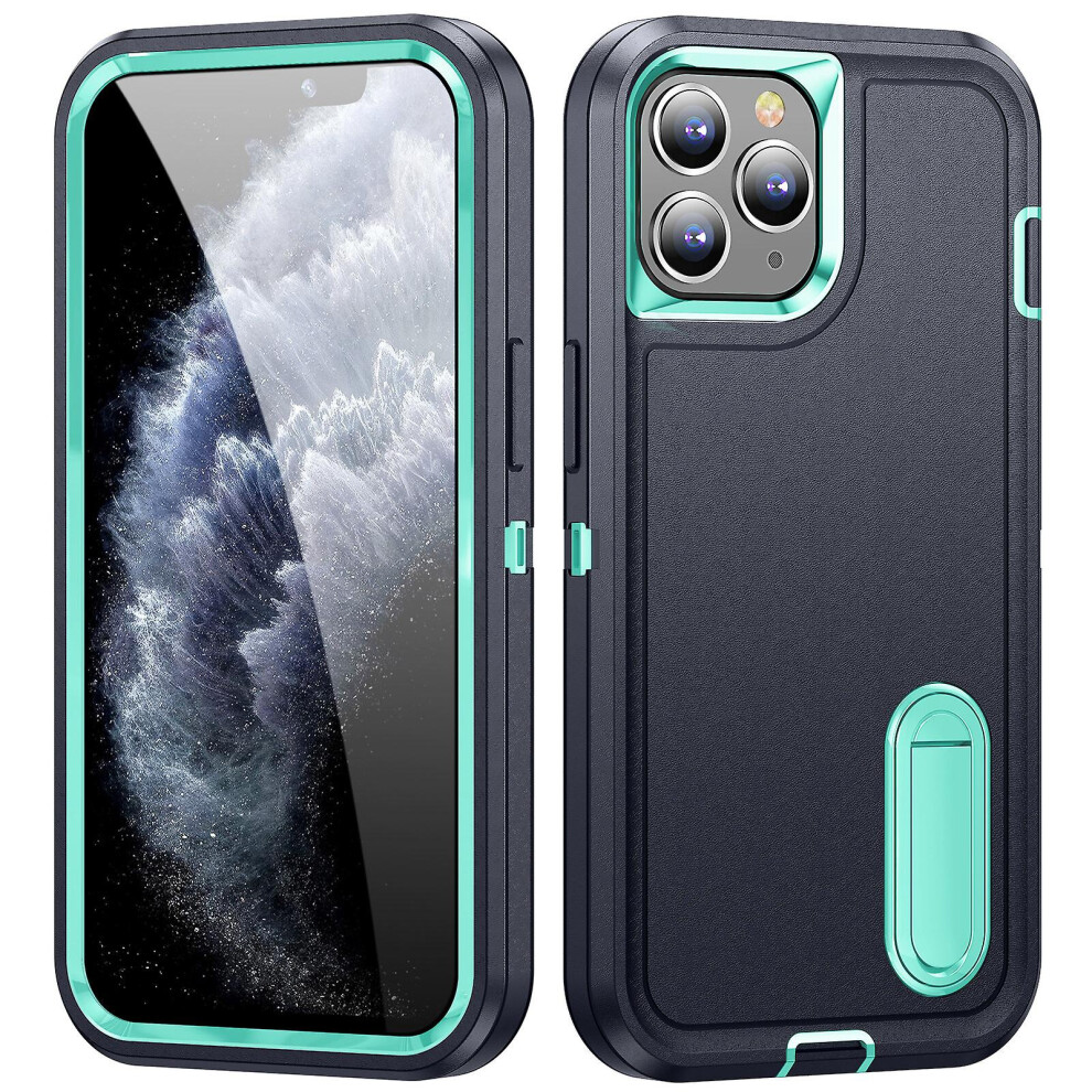 Shockproof Protective Iphone 13 Pro Max With Stand:dark Light Blue 7903075317192