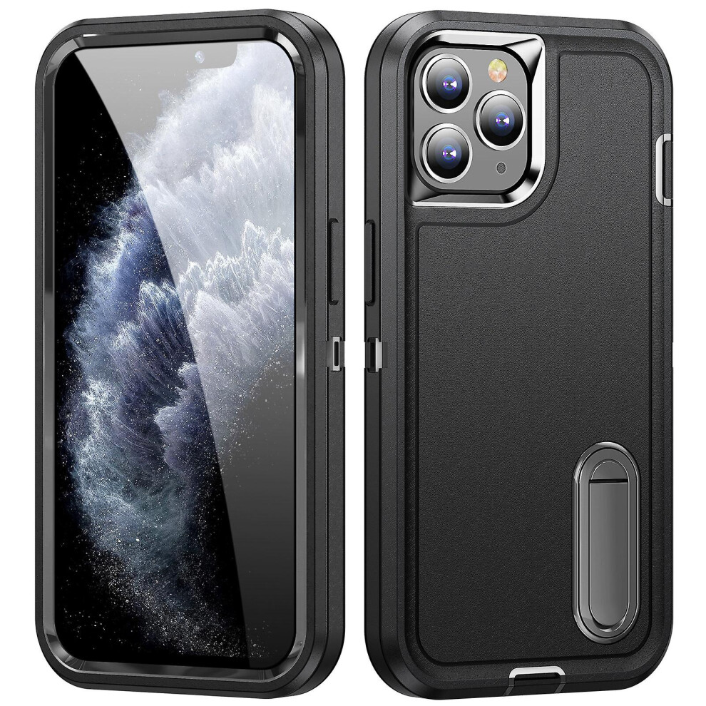Shockproof Protective Iphone 13 Pro Max With Stand: Black 7903075317178