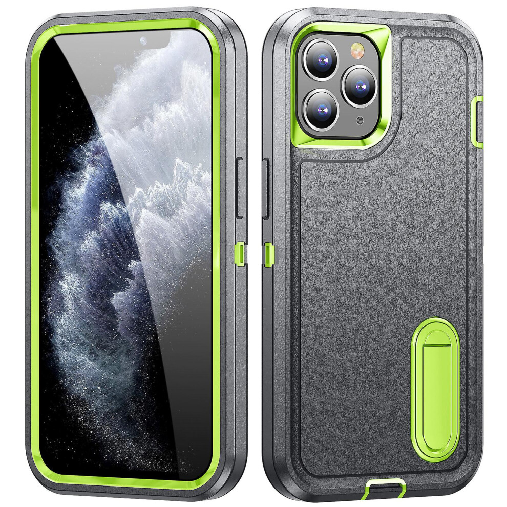 Shockproof Protective Iphone 13 Pro Max With Stand:grey Green 7903075317222