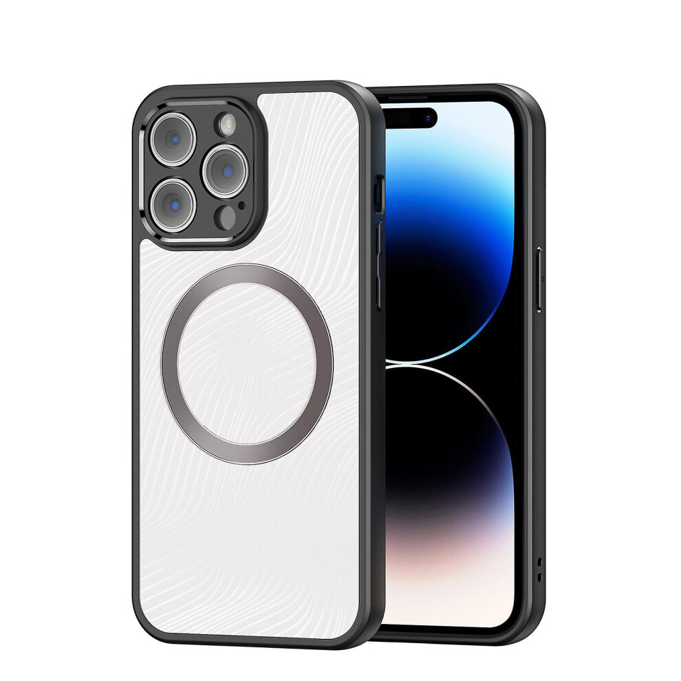 Compatible Iphone 15 Pro Dux Ducis Aimo Series Tpu + Pc Magsafe Frosted Feel Phone Case 7779546288052