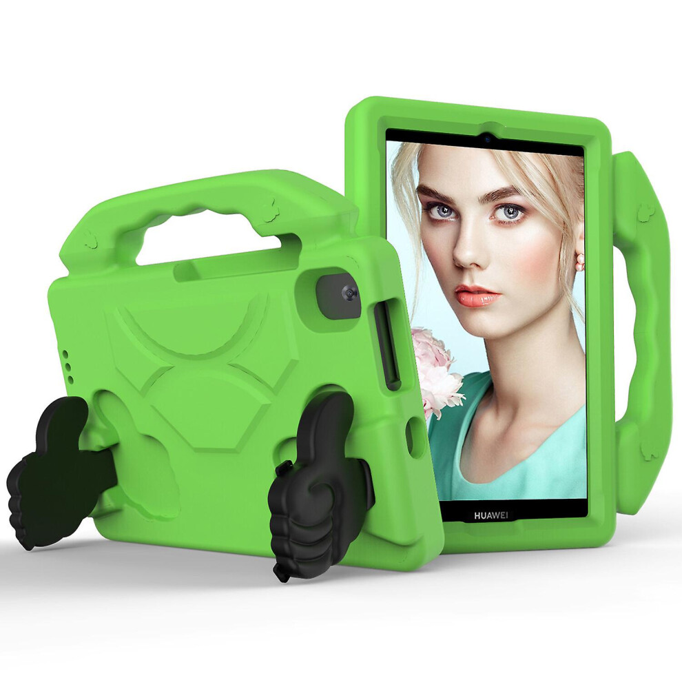 Kids Safe Anti-Fall Protective Cover Compatible Huawei Matepad T8 8.0, Green 4946945198876