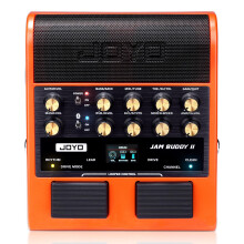 JOYO 10W Portable Guitar Practice Amp & Multi-Effects Pedal Combo Amplifier with Footswitch,OTG Recording, Bluetooth,14 Amp Models,3-Band EQ,36 Drum