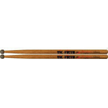 Vic FIrth - Corpsmaster Signature Series Snare Drumsticks - Ralph Hardimon Chop-Out Practice Stick - Rubber Tip
