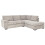 Furniture 786 Amalfi Jumbo Cord Right Hand Corner Sofa Mink 2