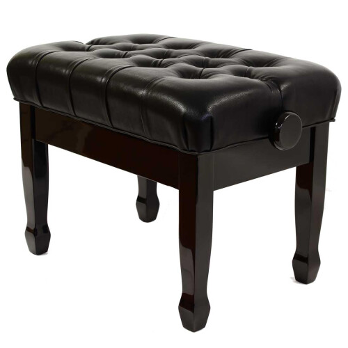 Steinhoven “CADENZA” Adjustable Piano Stool (Polished Ebony)