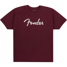 Fender Spaghetti Logo T-Shirt - Oxblood, S