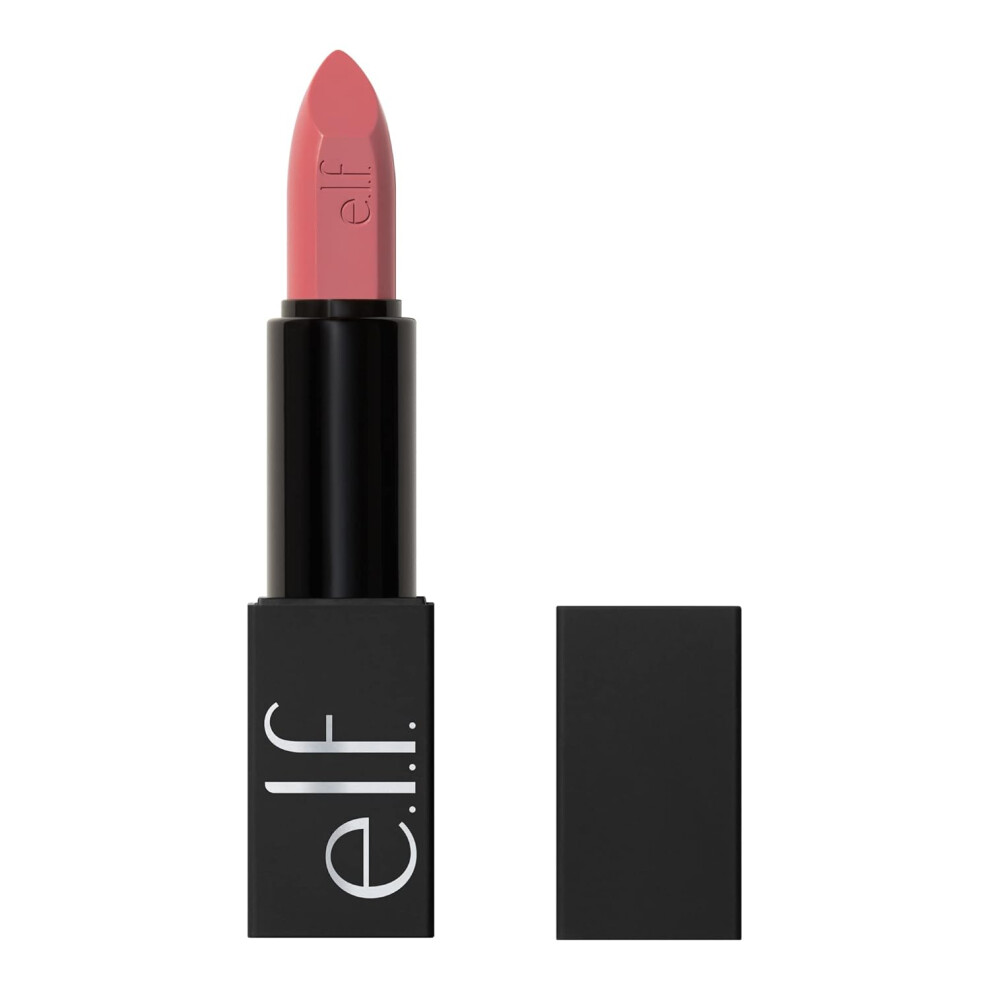 E.l.f. Not,Specified O Face Satin Lipstick, Richly Pigmented, Nourishing & Long-Lasting Creamy Lipstick, Infused With Jojoba, Vegan & Cruelty-Free, Effortless