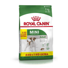 Royal Canin Mini Adult Dog Food, 8 + 1 kg, Pack of 1 (1 x 9 kg)
