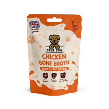 True Dog Chicken Bone Broth Powder, 100% Pure Chicken Protein Powder for Cats & Dogs | Joint, Digestion & Gut support | Makes 2ltrs | High i