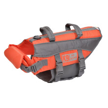 K9 Pursuits High Visibility Easy Grab Float Coat Life Jacket, Large c,Orange