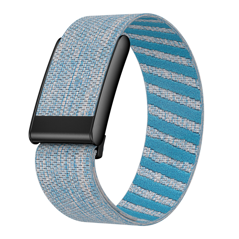 (Blue / Black Frame) For Whoop 5.0 Watch Band Nylon Woven Elastic Replacement Strap Blue,Black 6914297539683