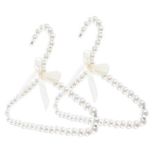 White Household Dog Hangers for Decorative Clothes Hanging 4Pcs Set