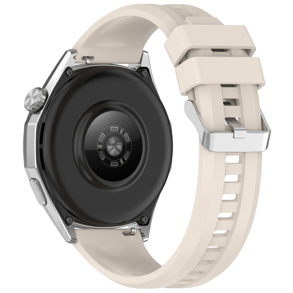 (Starlight) For Huawei Watch Gt 6 46Mm / Samsung Galaxy Watch3 45Mm Band Soft Silicone Watch Strap With Quick Release Spring Bars 6914296923438