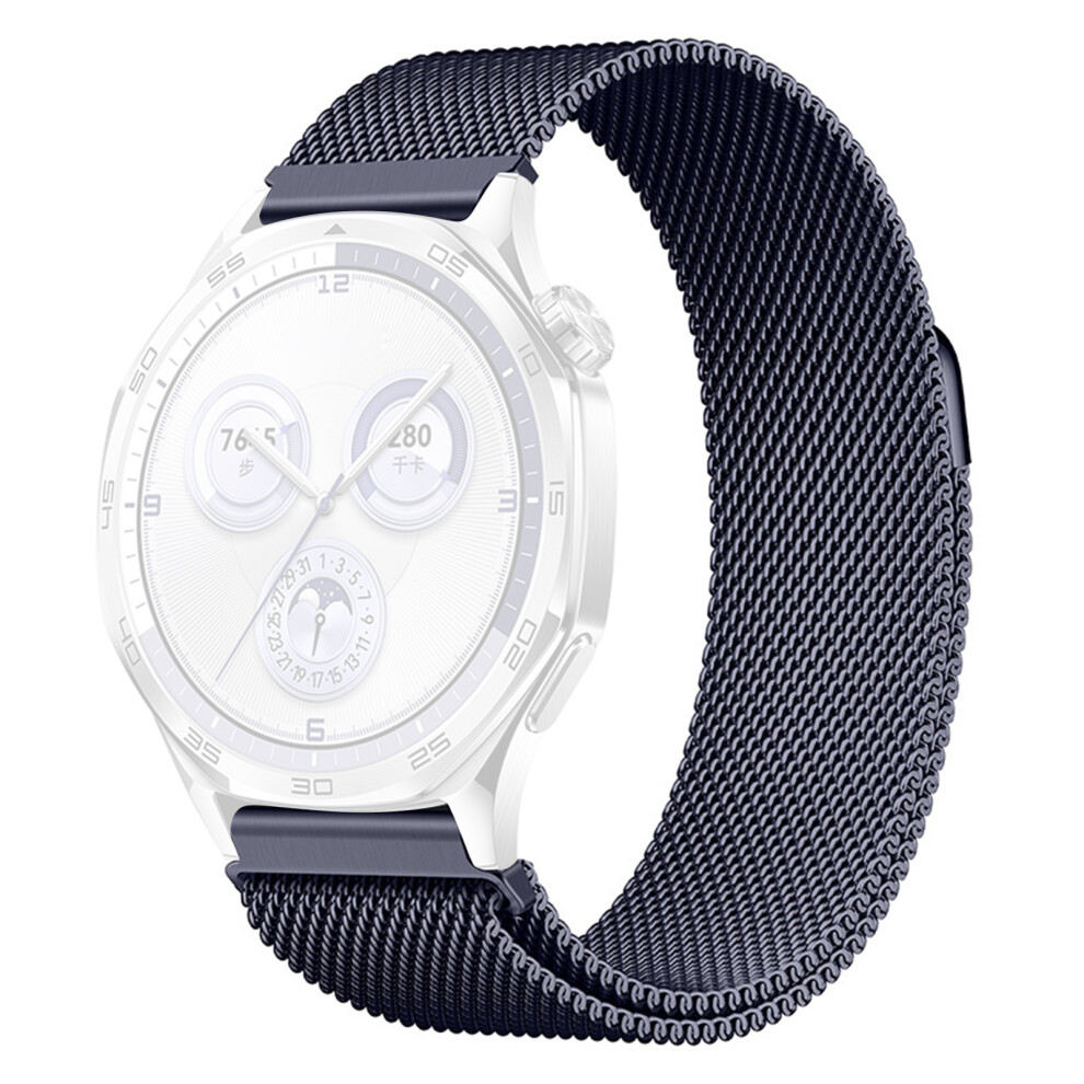 (Purple) 22Mm Milanese Magnetic Strap For Huawei Watch Gt 5 Pro / 5 / 4 46Mm / Samsung Galaxy Watch3 45Mm Push Button Quick Relea Purple 6914298364864