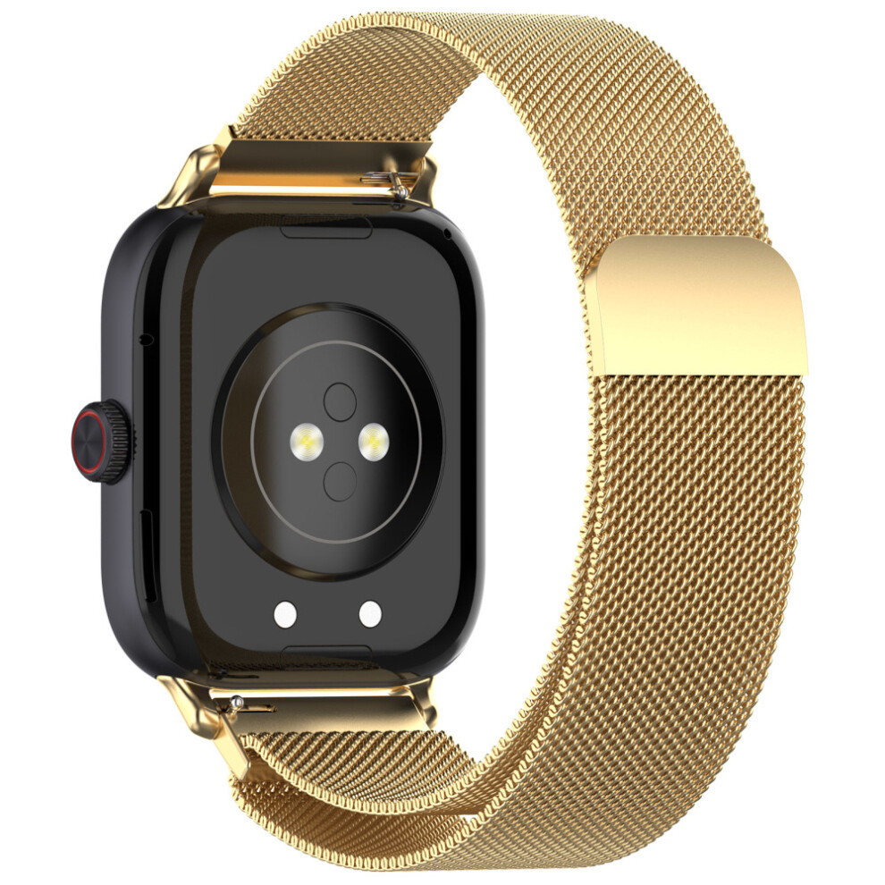 (Gold) For Vivo Watch Gt / Iqoo Watch Gt Replacement Strap Milanese Stainless Steel Watch Band Gold 6914299778561