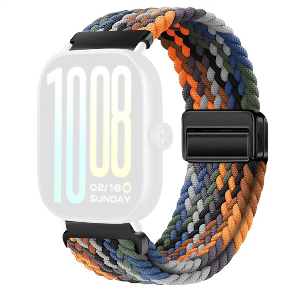 (Camo Colorful) Braided Nylon Watch Band For Vivo Watch Gt / Iqoo Watch Gt Replacement Strap With Magnetic Buckle 6914290136735