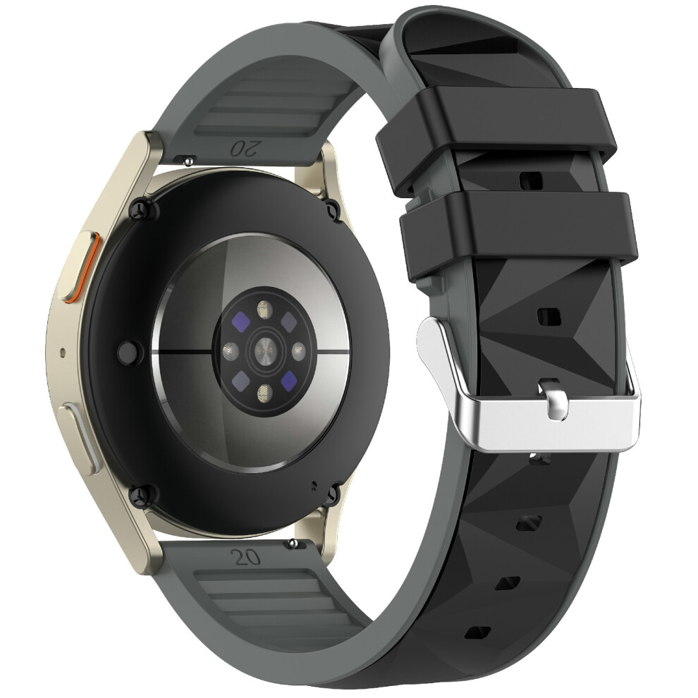 (Black / Grey) 22Mm Dual Color Watch Strap For Samsung Galaxy Watch3 45Mm / Watch 46Mm / Gear S3 Classic / S3 Frontier Adjustable Silic Black,Grey 6914295530019