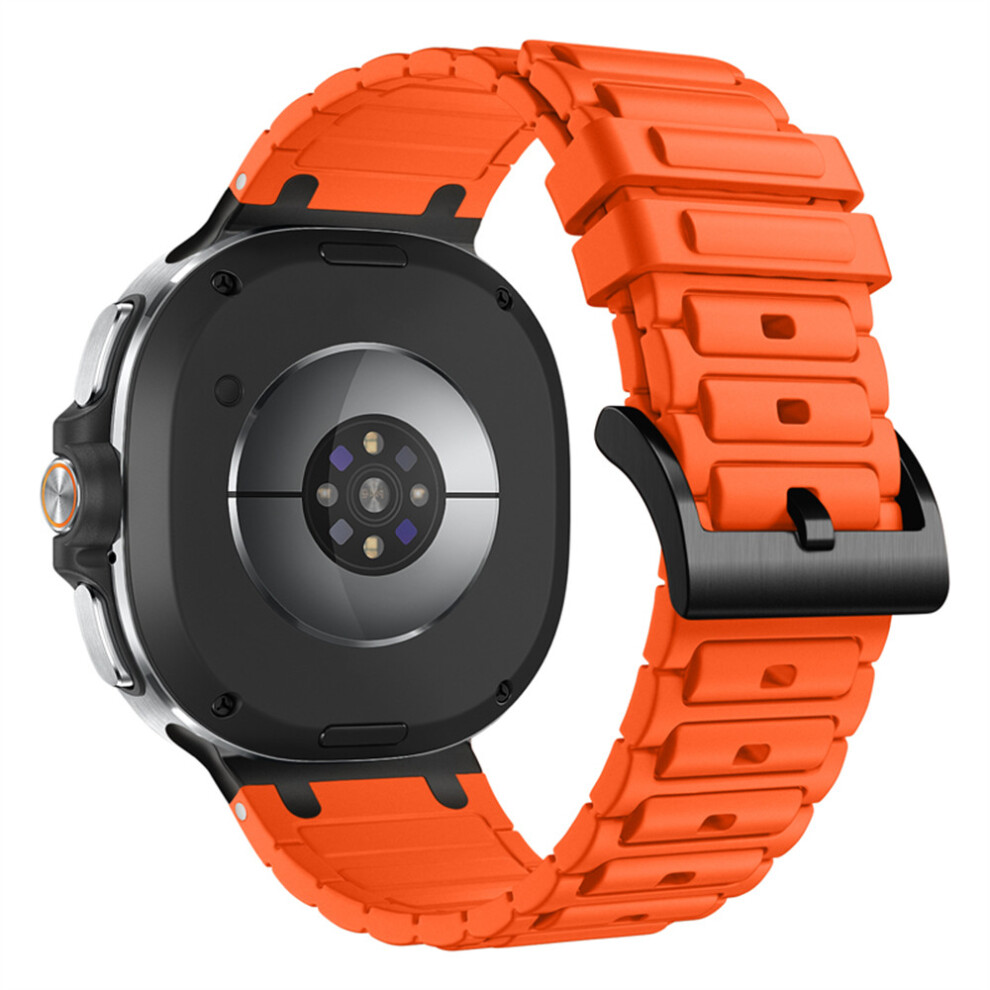 (Orange) Thickened Silicone Strap For Samsung Galaxy Watch8 44Mm / 40Mm / 8 Classic 46Mm Watch Band Orange 6914295527804