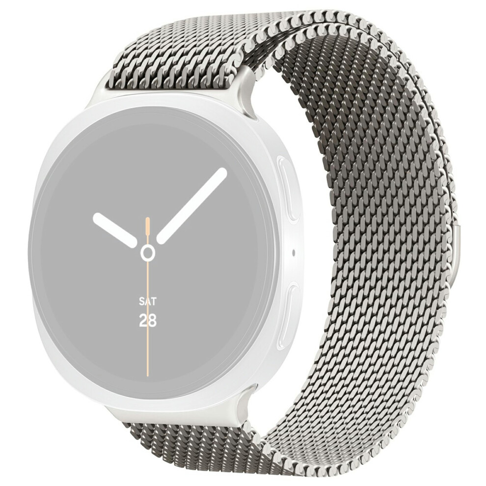 (Titanium) 22Mm Watch Band For Samsung Galaxy Watch8 44Mm / 40Mm / Watch8 Classic 46Mm Magnetic Stainless Steel Electroplating 6914293129710